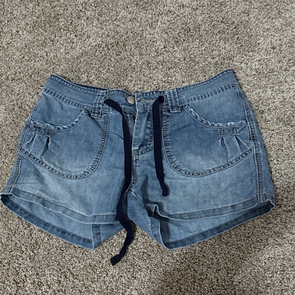 UNIONBAY Blue Jean Shorts with Navy Drawstring
